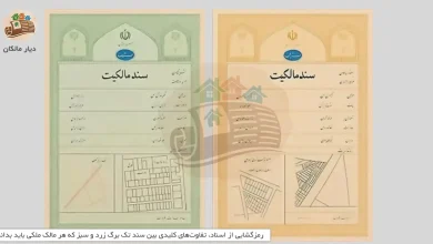 رمزگشایی از اسناد، تفاوت‌های کلیدی بین سند تک‌ برگ زرد و سبز که هر مالک ملکی باید بداند
