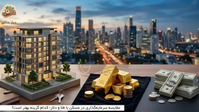 مقایسه سرمایهگذاری در مسکن با طلا و دلار؛ کدام گزینه بهتر است؟ 10 مقایسه سرمایهگذاری در مسکن با طلا و دلار؛ کدام گزینه بهتر است؟