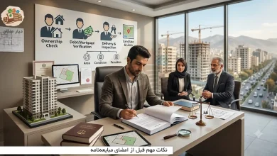 نکات مهم قبل از امضای مبایعهنامه 1 نکات مهم قبل از امضای مبایعهنامه
