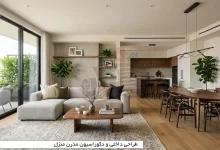طراحی داخلی و دکوراسیون مدرن منزل